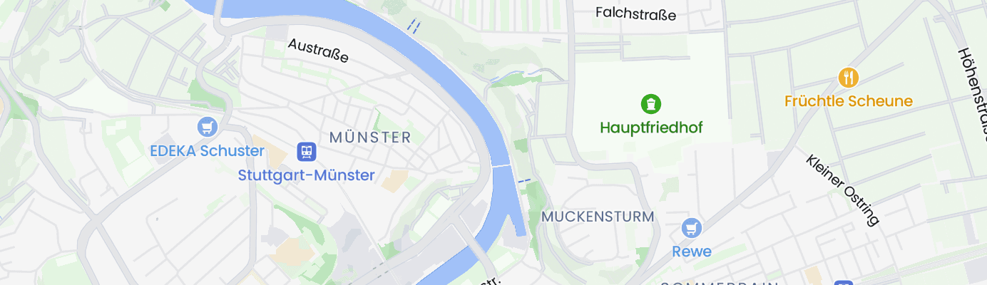 Karte mit dem ungefähren Standort