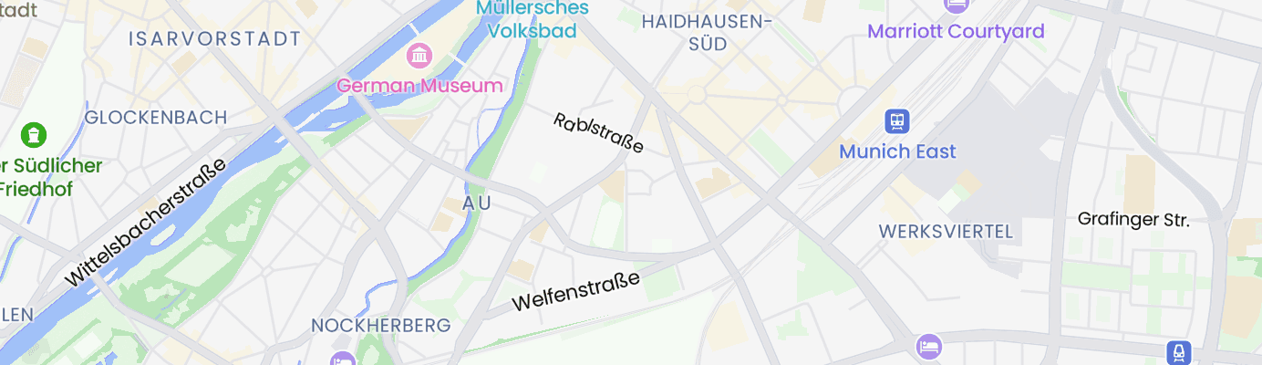 Karte mit dem ungefähren Standort