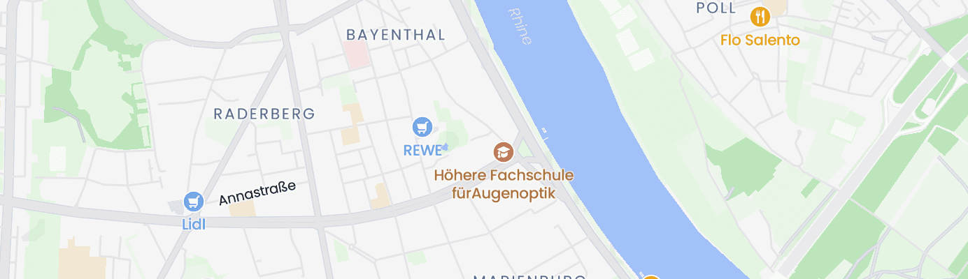 Karte mit dem ungefähren Standort