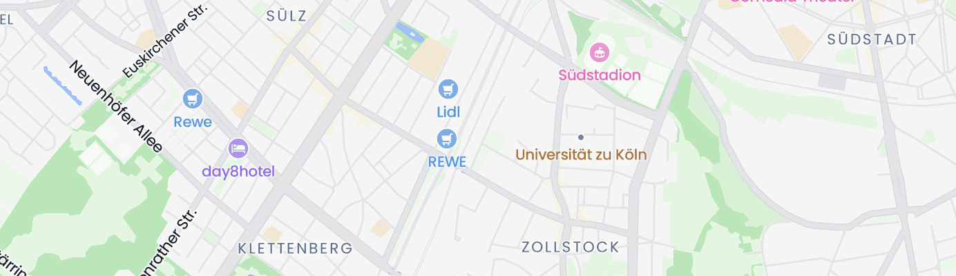 Karte mit dem ungefähren Standort