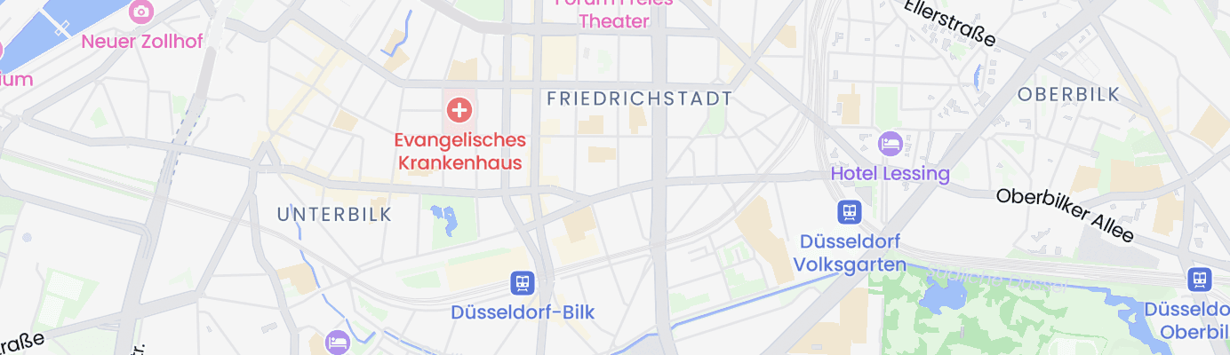 Karte mit dem ungefähren Standort