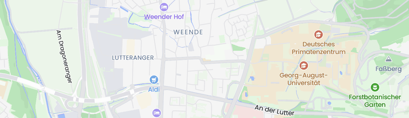 Karte mit dem ungefähren Standort
