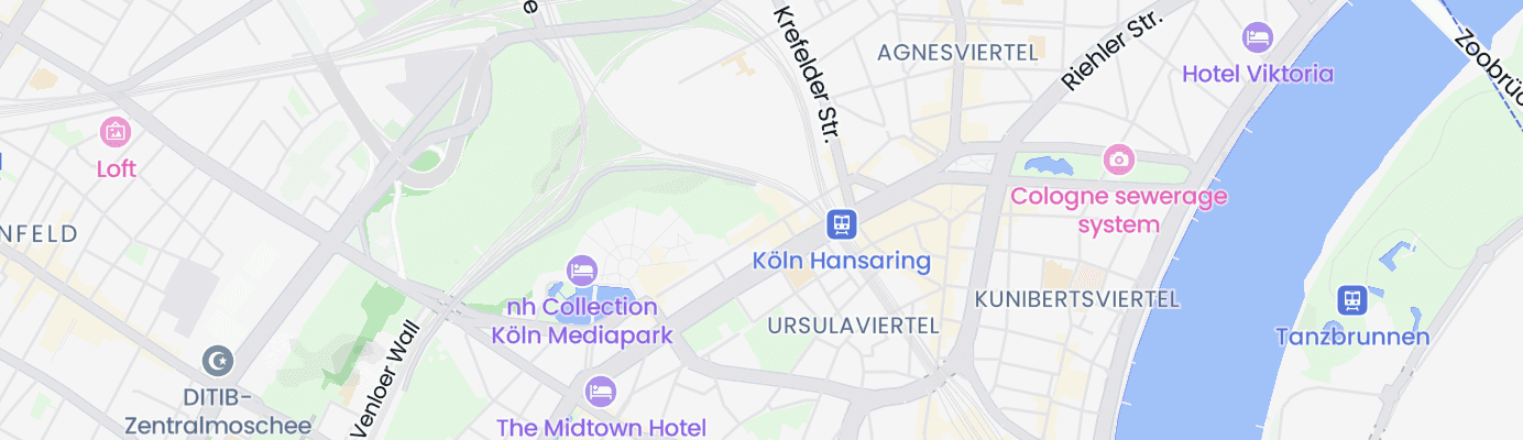 Karte mit dem ungefähren Standort