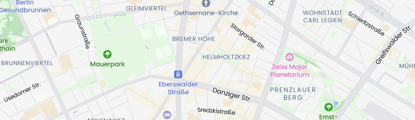 Karte mit dem ungefähren Standort