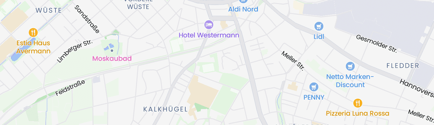 Karte mit dem ungefähren Standort