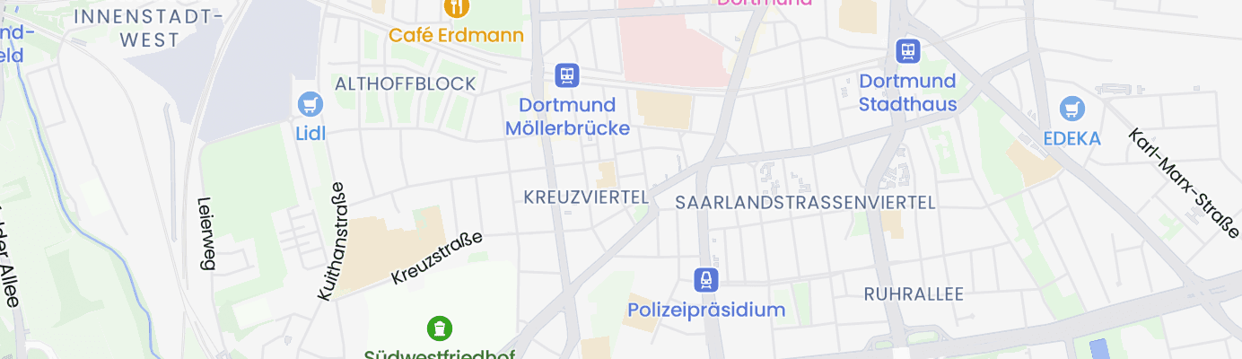 Karte mit dem ungefähren Standort