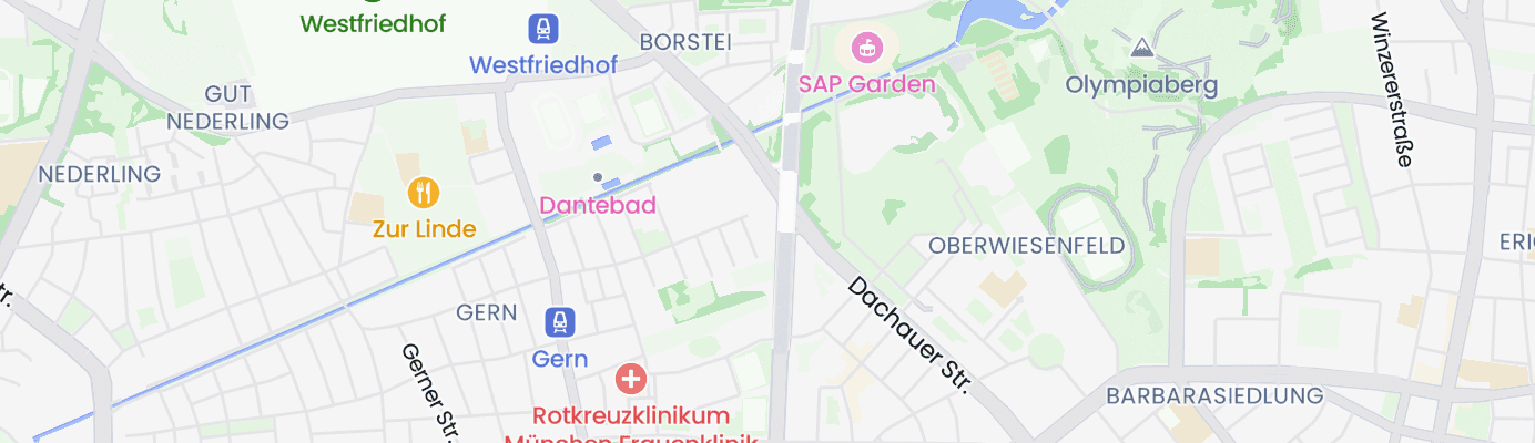 Karte mit dem ungefähren Standort