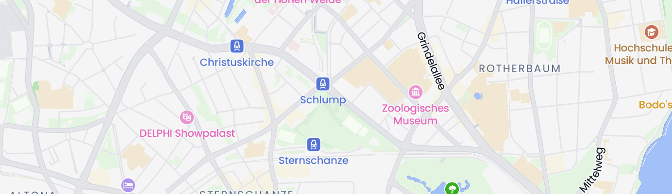 Karte mit dem ungefähren Standort