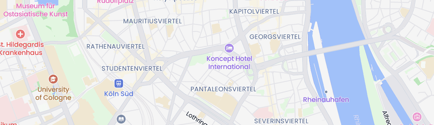 Karte mit dem ungefähren Standort