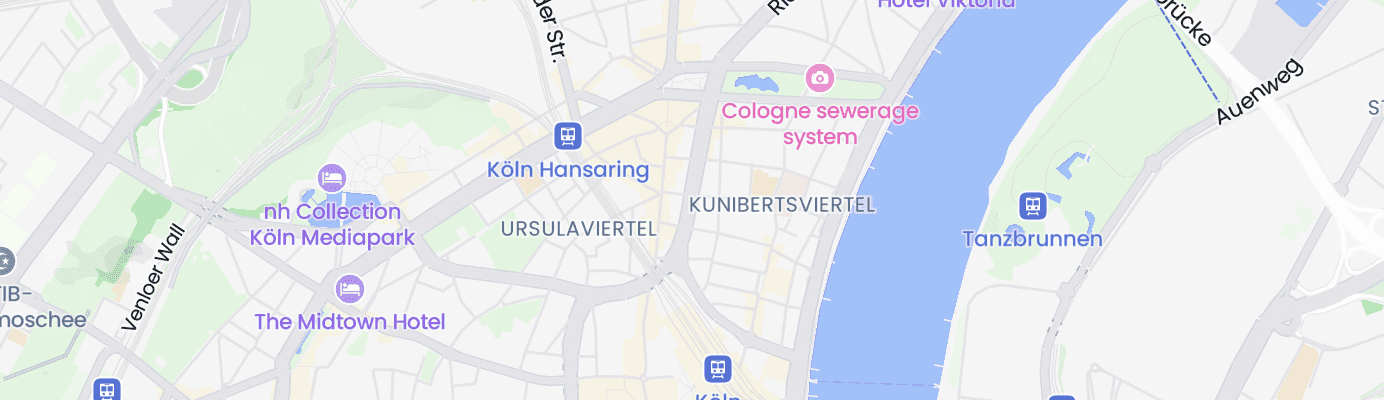 Karte mit dem ungefähren Standort