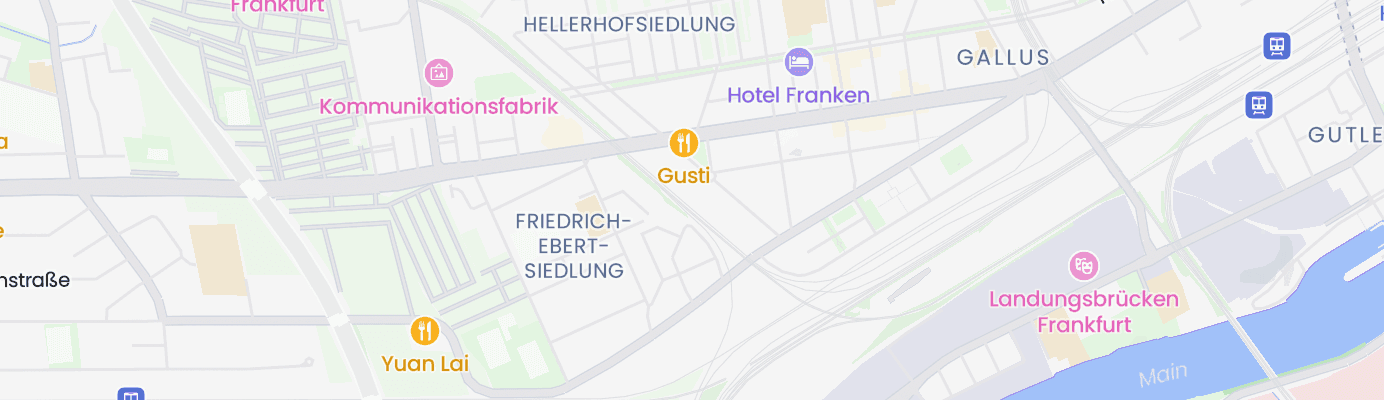 Karte mit dem ungefähren Standort