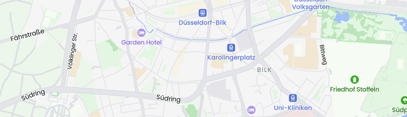 Karte mit dem ungefähren Standort