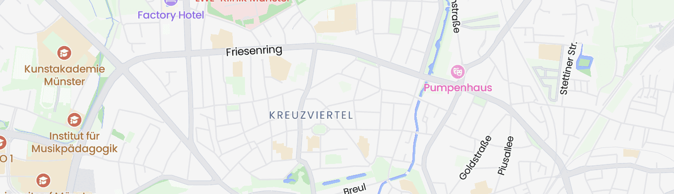 Karte mit dem ungefähren Standort