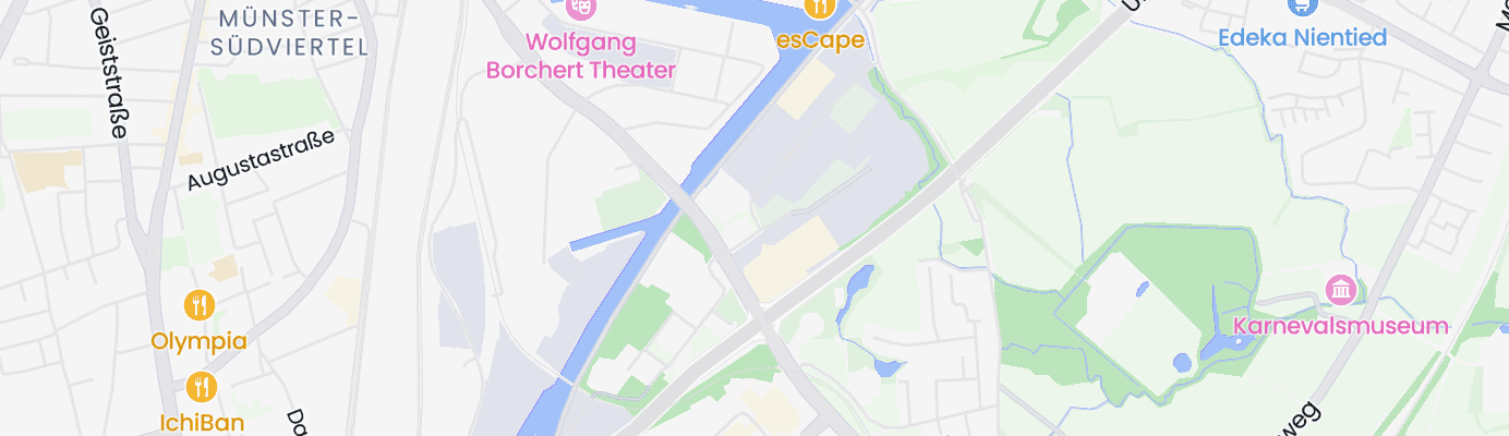 Karte mit dem ungefähren Standort