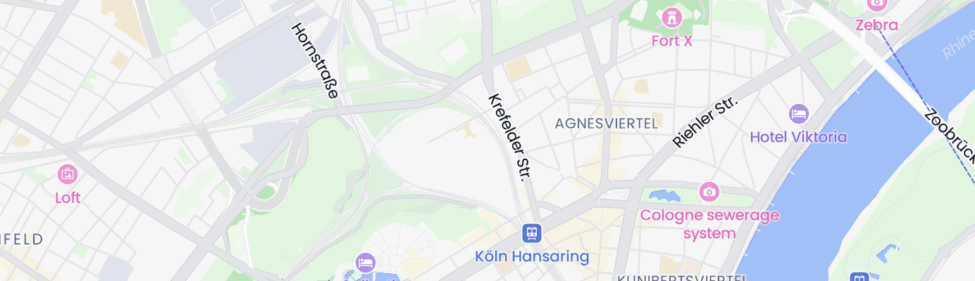 Karte mit dem ungefähren Standort