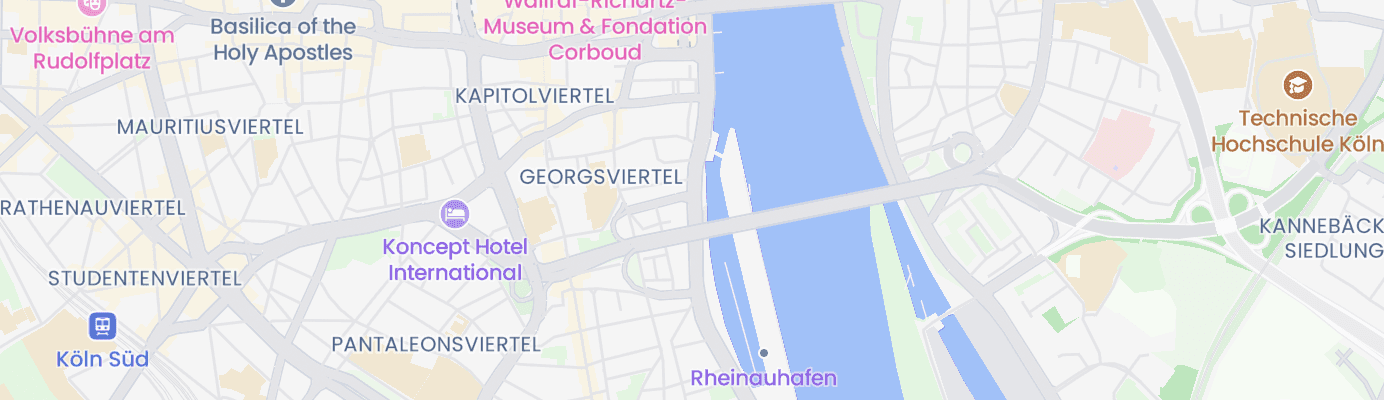 Karte mit dem ungefähren Standort