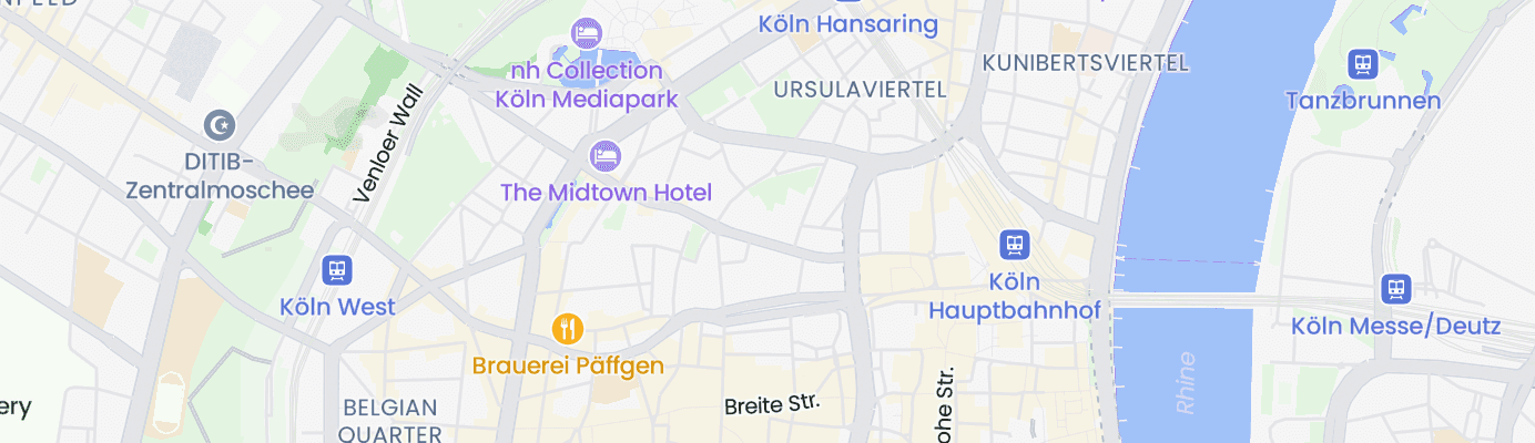 Karte mit dem ungefähren Standort
