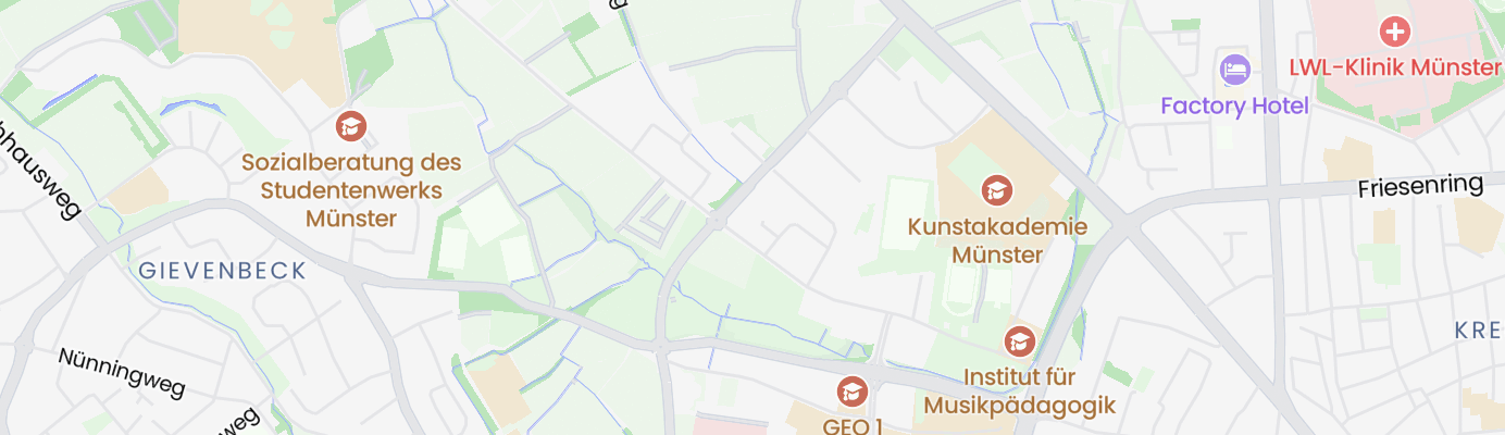 Karte mit dem ungefähren Standort