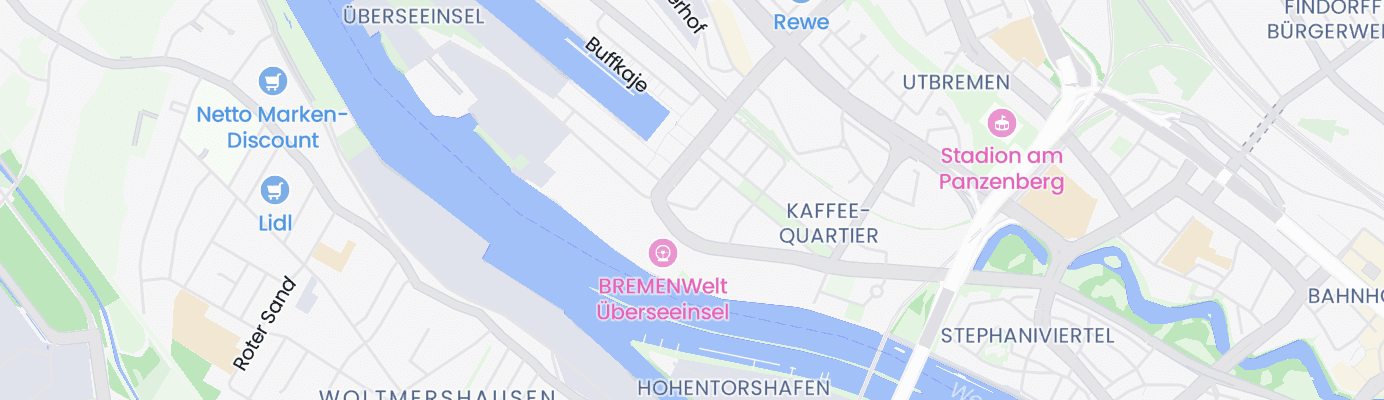 Karte mit dem ungefähren Standort
