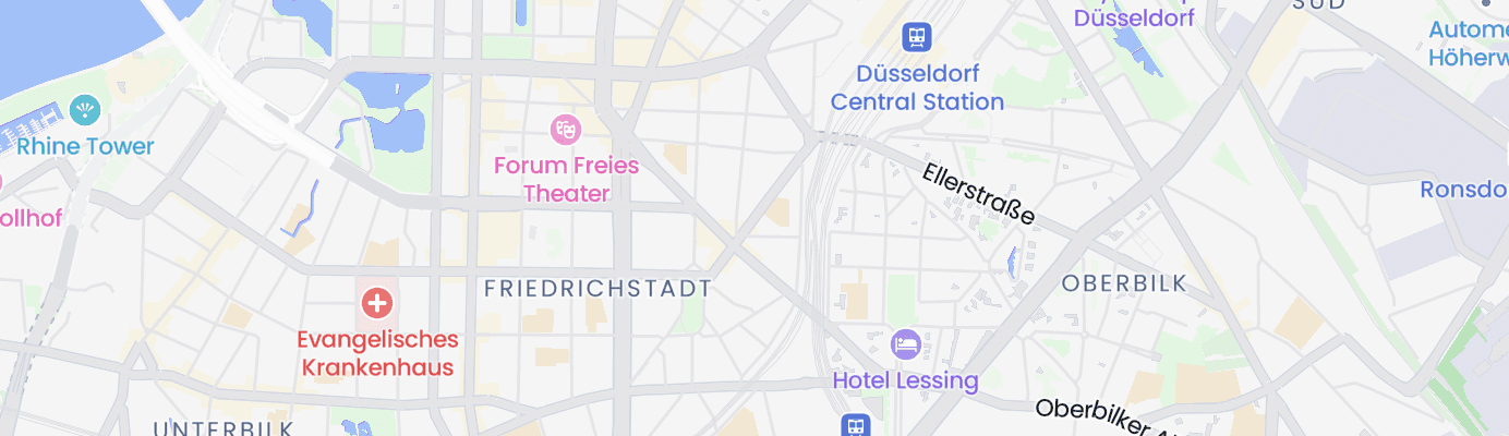 Karte mit dem ungefähren Standort