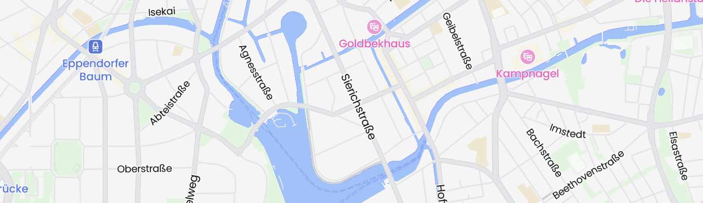 Karte mit dem ungefähren Standort