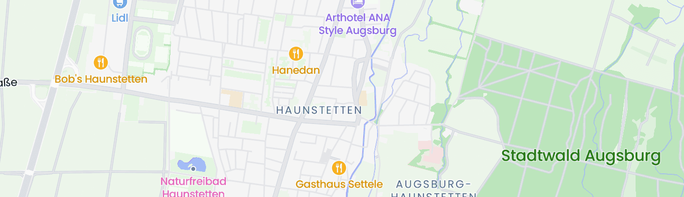 Karte mit dem ungefähren Standort
