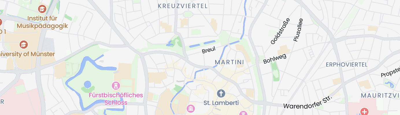 Karte mit dem ungefähren Standort