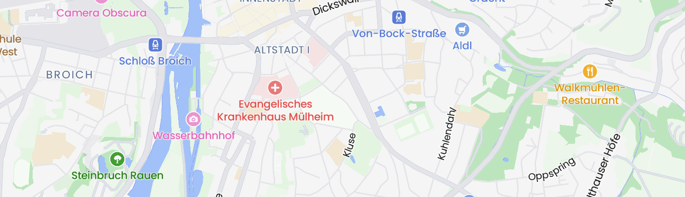 Karte mit dem ungefähren Standort