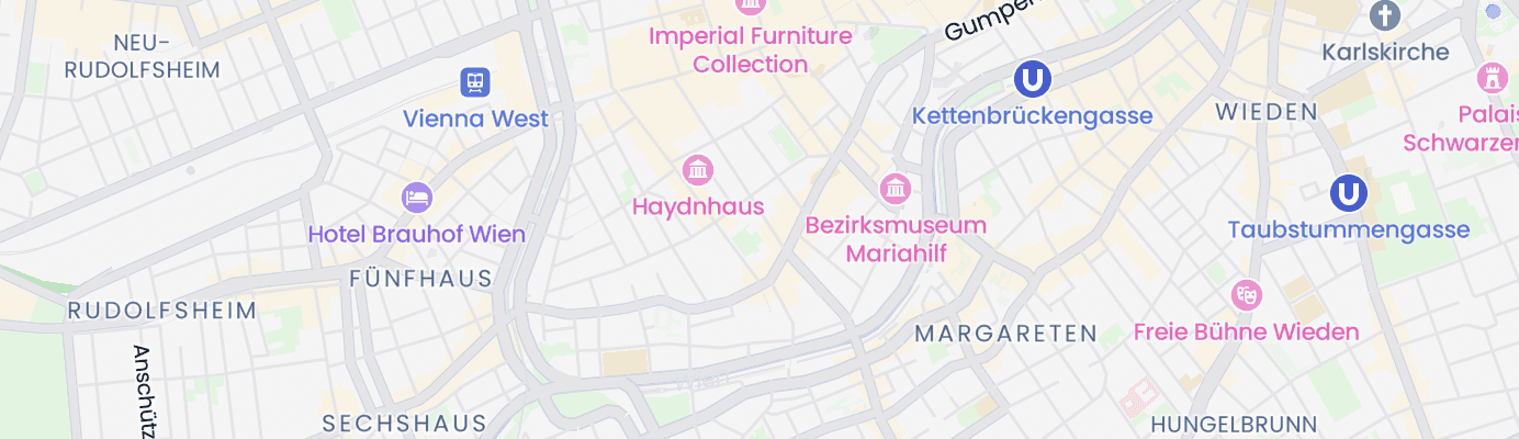 Karte mit dem ungefähren Standort