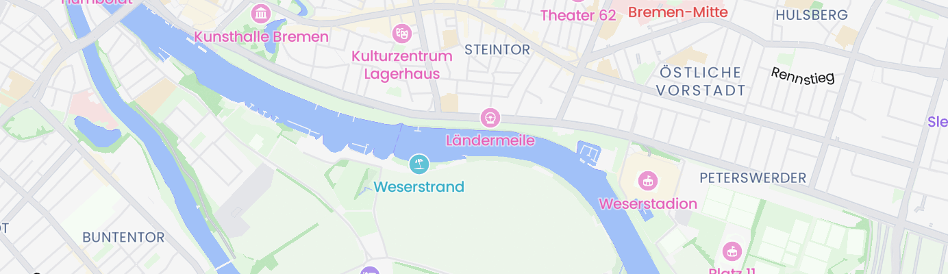 Karte mit dem ungefähren Standort