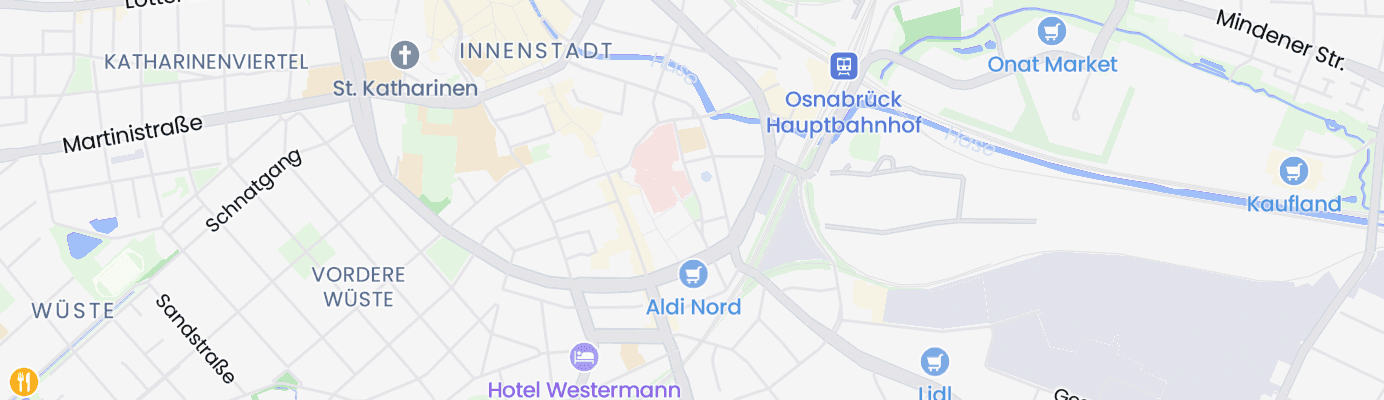 Karte mit dem ungefähren Standort