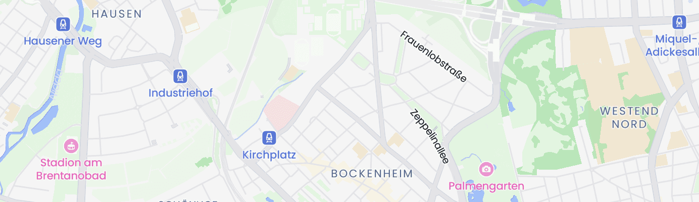 Karte mit dem ungefähren Standort