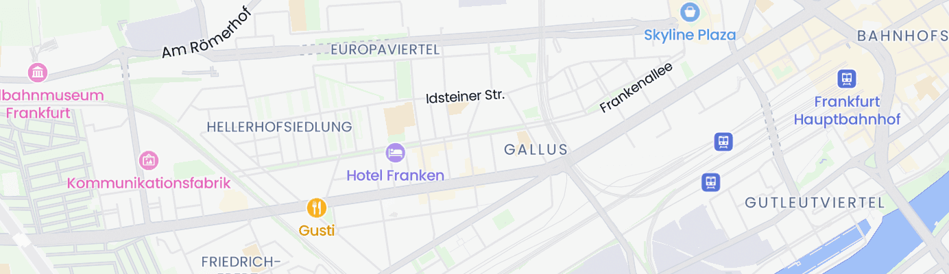 Karte mit dem ungefähren Standort