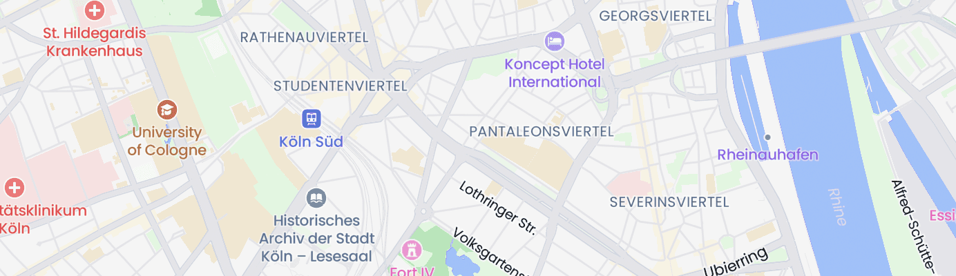 Karte mit dem ungefähren Standort