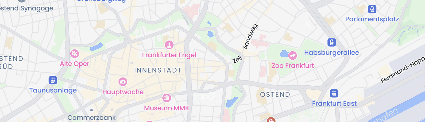 Karte mit dem ungefähren Standort