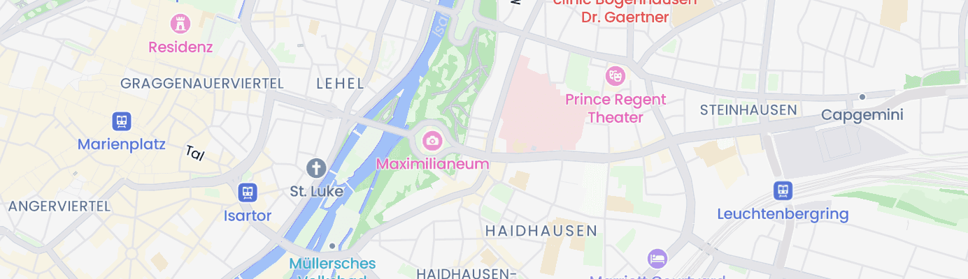 Karte mit dem ungefähren Standort