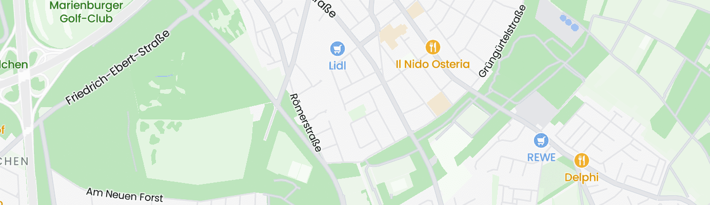 Karte mit dem ungefähren Standort