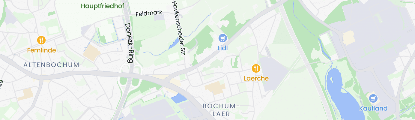 Karte mit dem ungefähren Standort