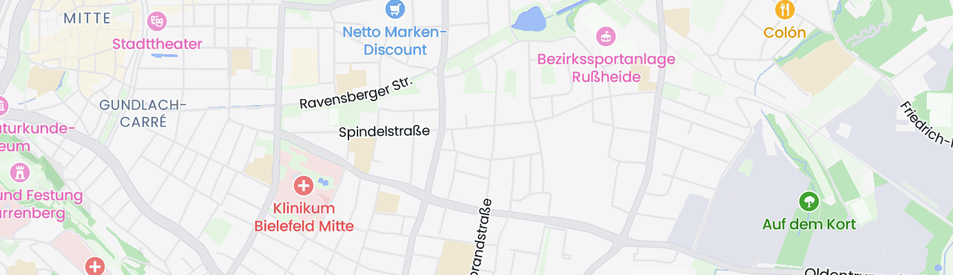 Karte mit dem ungefähren Standort