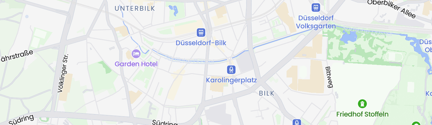Karte mit dem ungefähren Standort