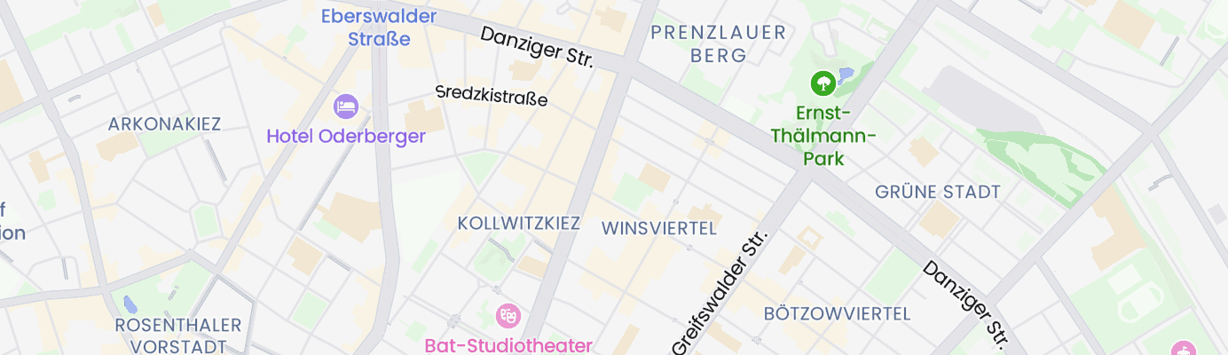 Karte mit dem ungefähren Standort