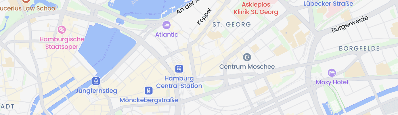 Karte mit dem ungefähren Standort