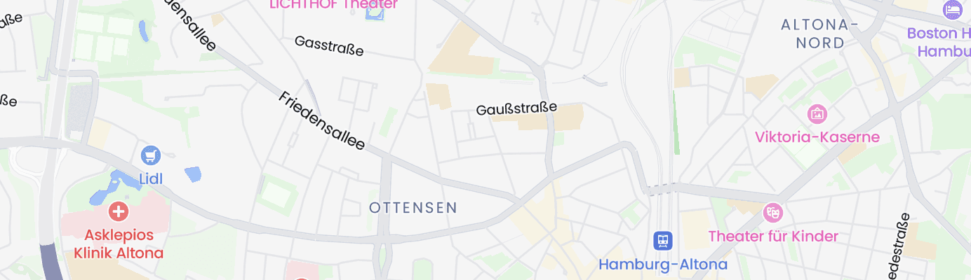 Karte mit dem ungefähren Standort