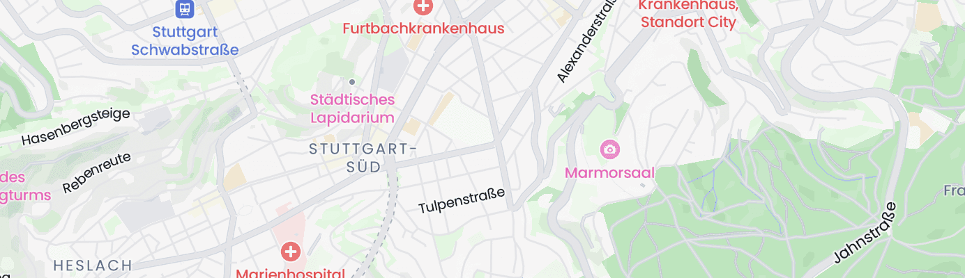 Karte mit dem ungefähren Standort