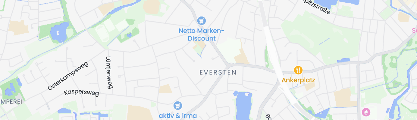 Karte mit dem ungefähren Standort