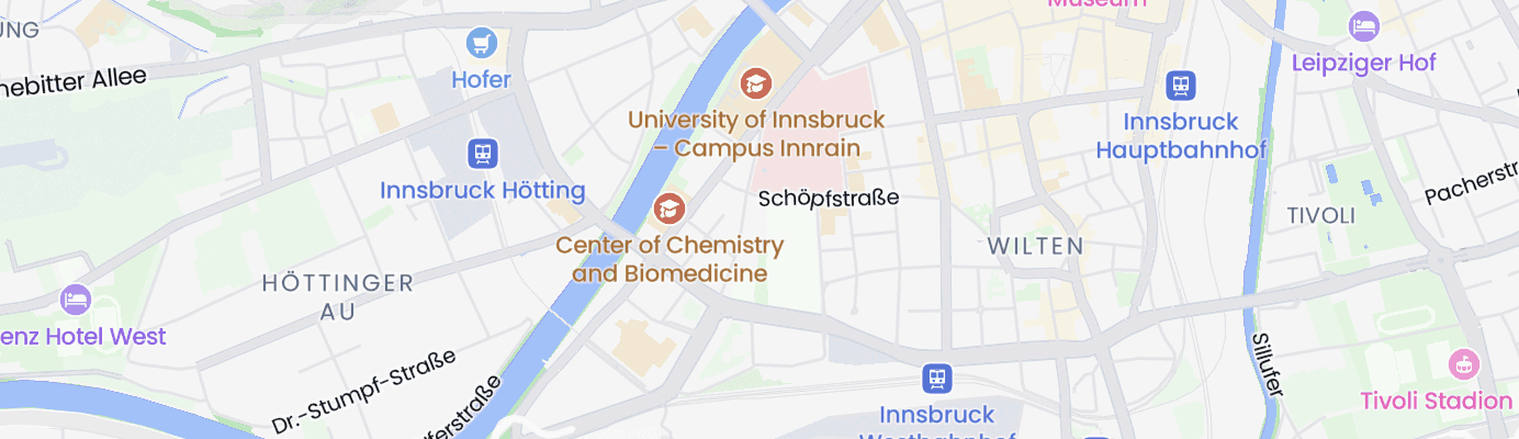 Karte mit dem ungefähren Standort