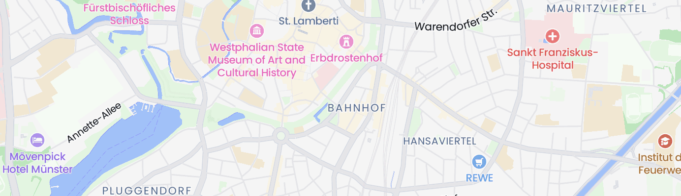 Karte mit dem ungefähren Standort