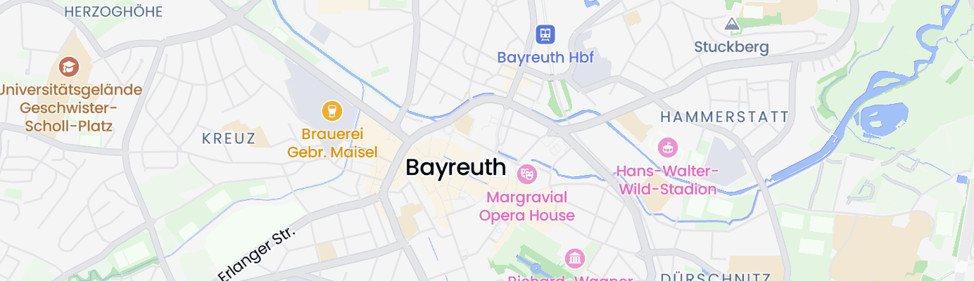Karte mit dem ungefähren Standort