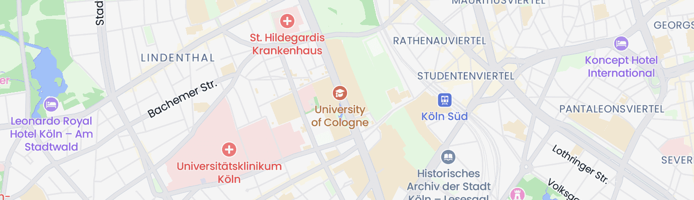 Karte mit dem ungefähren Standort