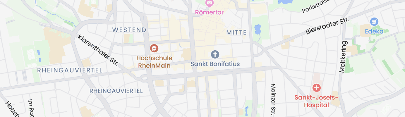 Karte mit dem ungefähren Standort